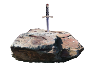 Sword Stone Weapon Excalibur  - jean52Photosstock / Pixabay